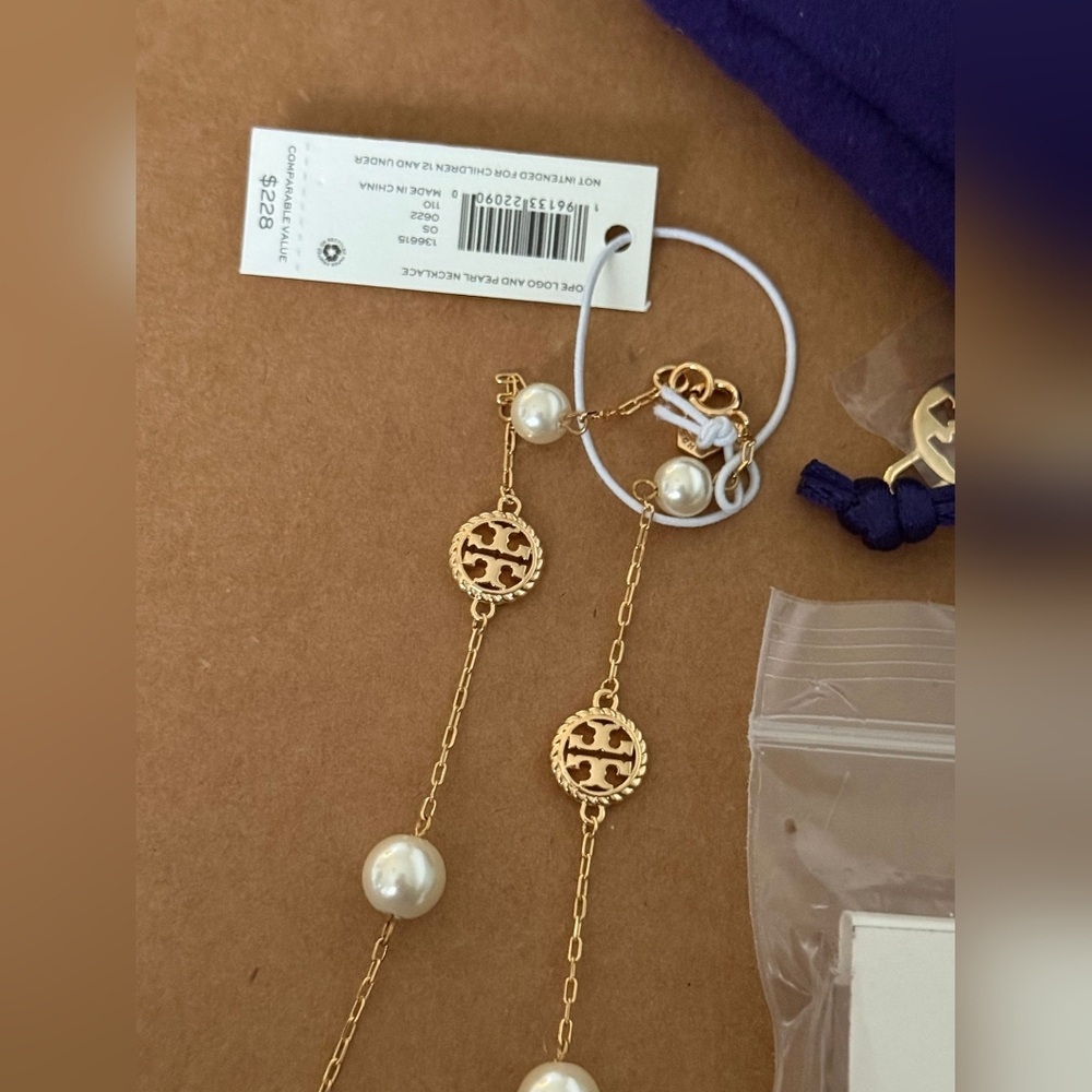 Tory Burch Necklace & Earrings - Picture 2 of 7